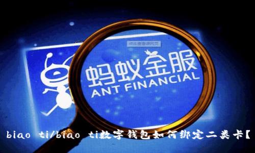 biao ti/biao ti数字钱包如何绑定二类卡？