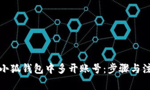 如何在小狐钱包中多开账号：步骤与注意事项
